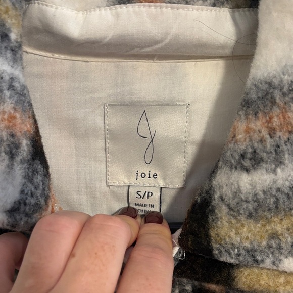 Plaid Button-Up Shirt Jacket - Picture 2 of 5